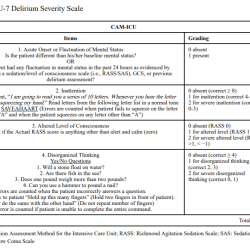 A nurse is performing a cognitive assessment to distinguish delirium