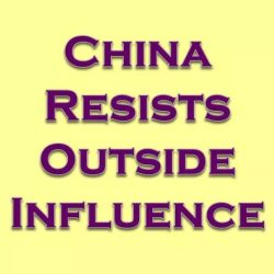 Influences resists outside china curated reviewed