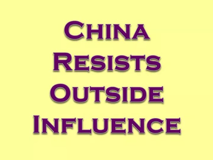 Influences resists outside china curated reviewed